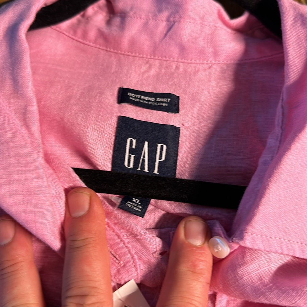 Linen button down shirt - Picture 3 of 4